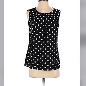 SALE❤️Merona small sleeveless polka dot blouse (J1)